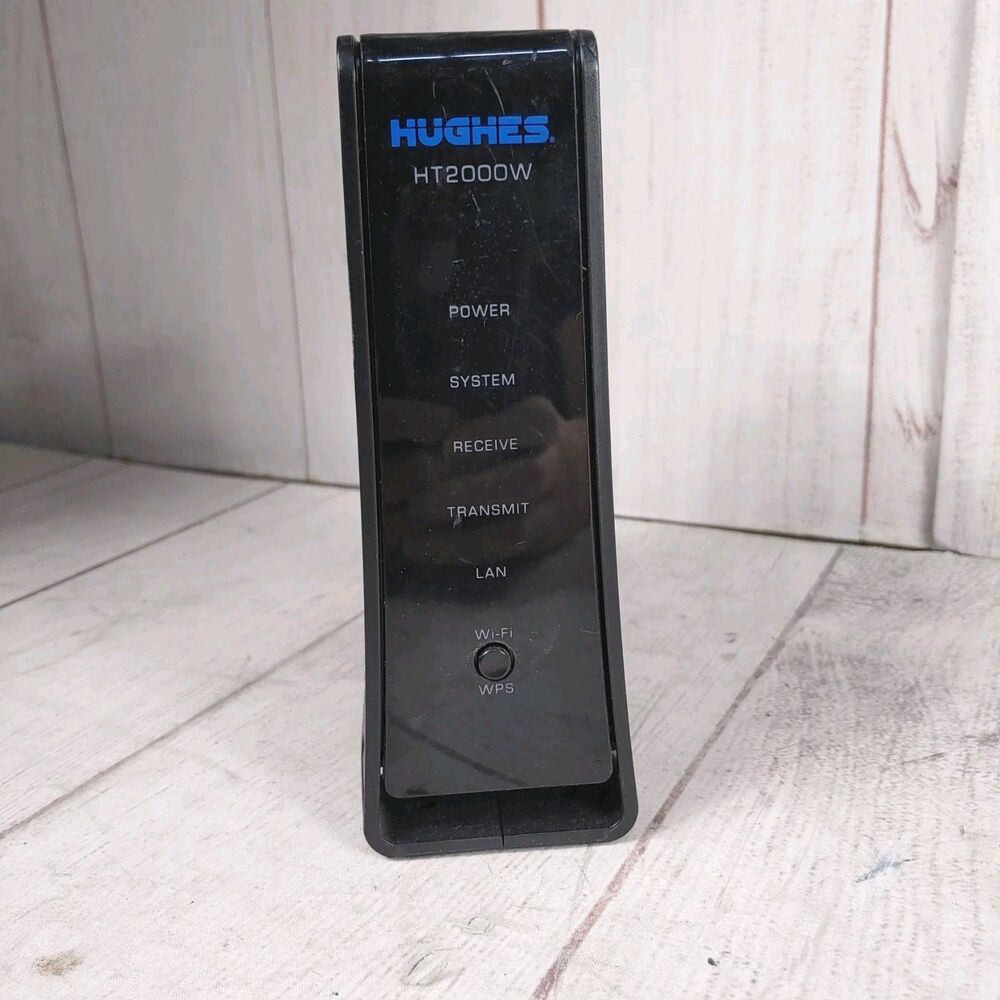 Hughes HT2000W Satellite Modem Router - NO Power Cord Included - TESTED WORKING